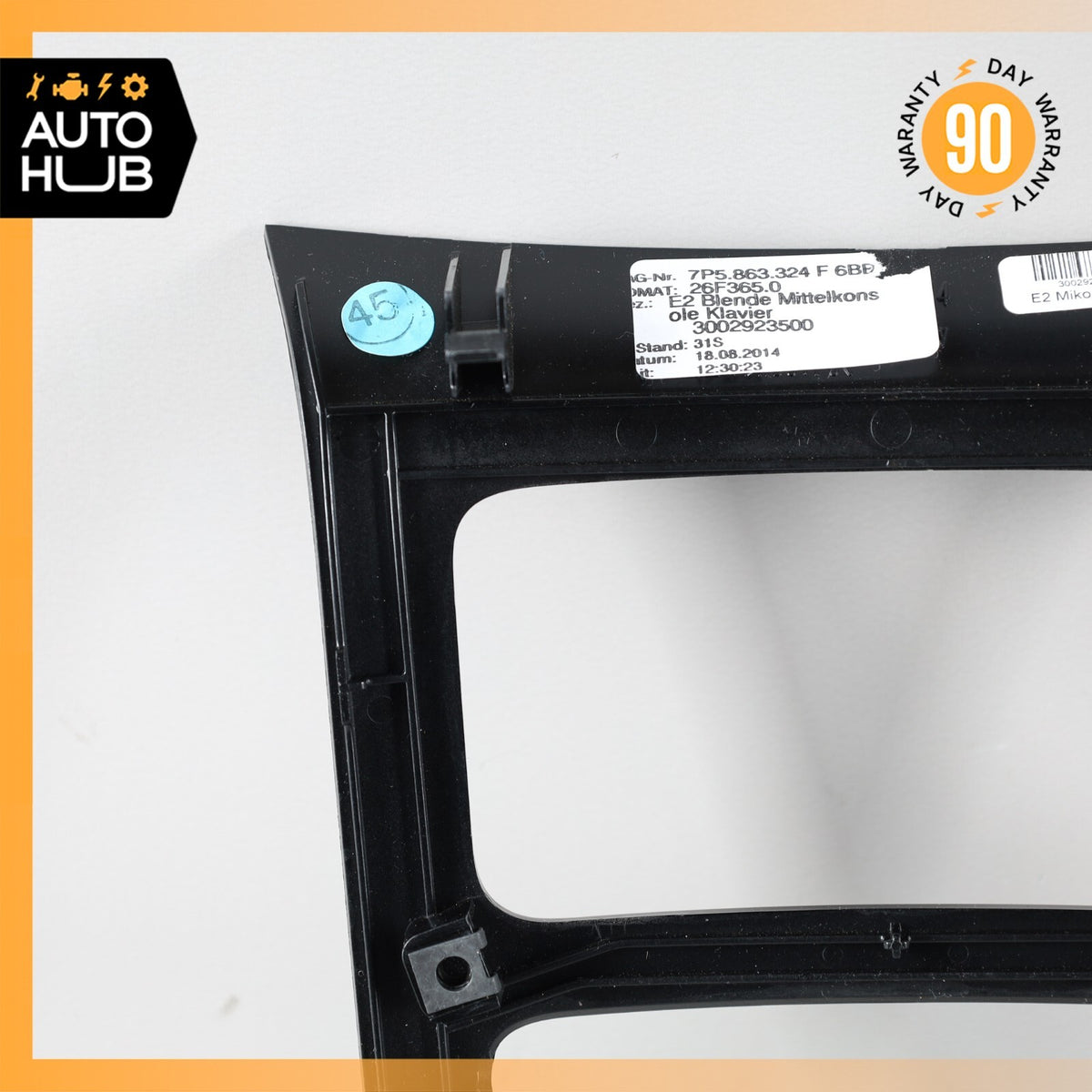 11-18 Porsche Cayenne 958 Center Console Shifter Trim Bezel OEM - photo 9