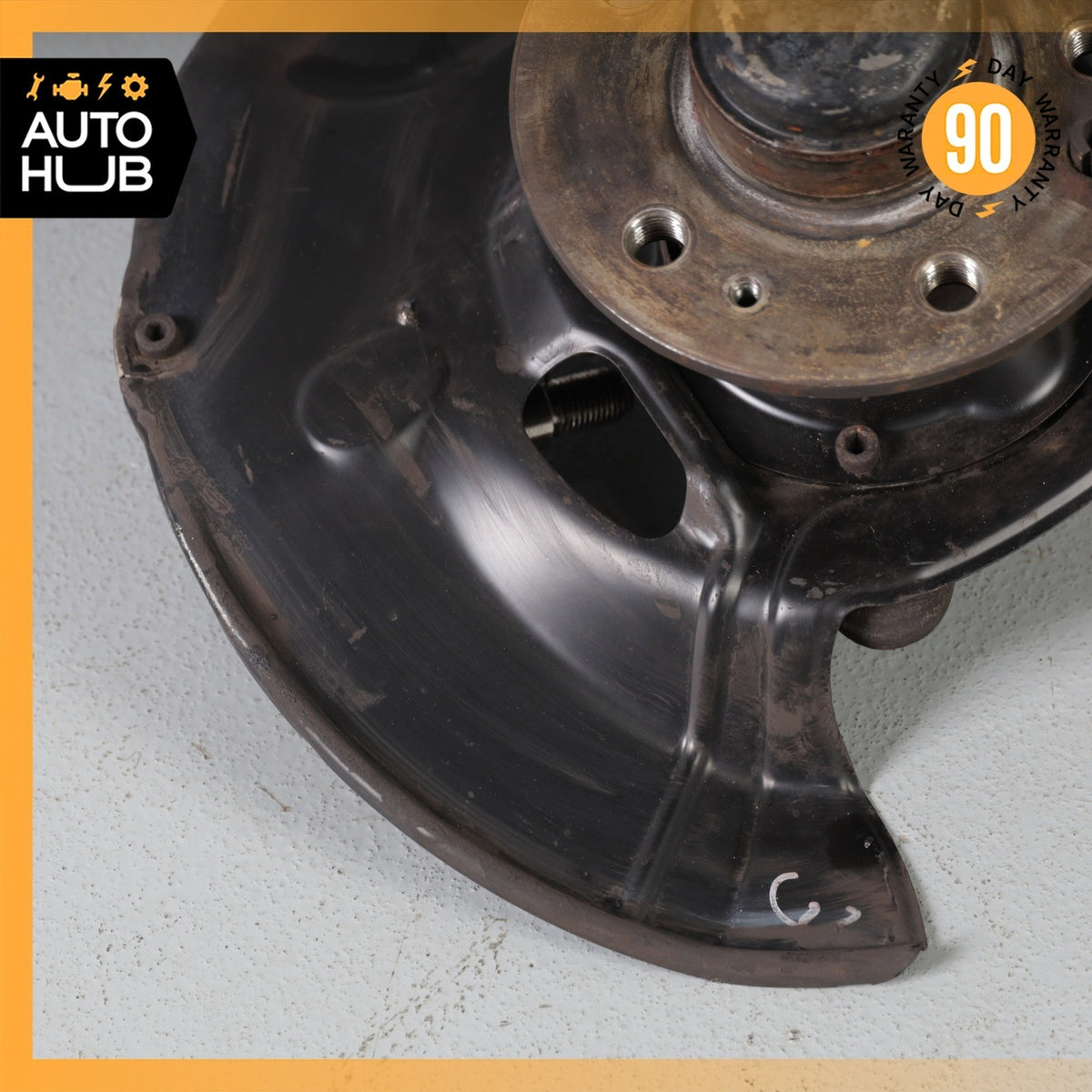 Mercedes W140 300SE Front Right Side Spindle Knuckle Hub OEM - photo 4