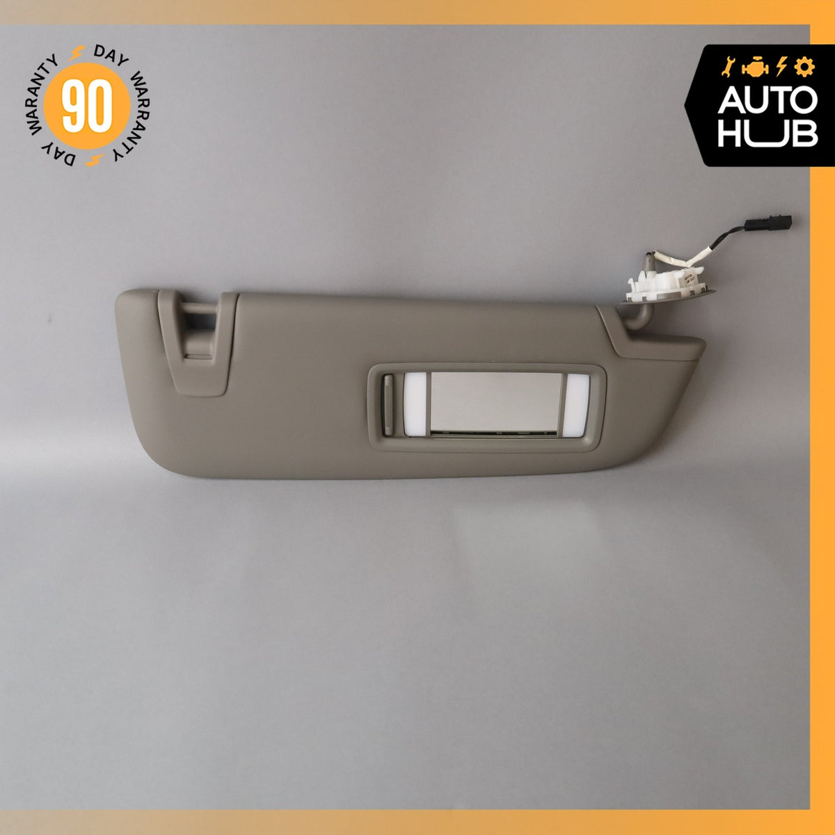 10-16 Porsche Panamera 970 Right Passenger Side Sun Visor Sunvisor Gray OEM - photo 2