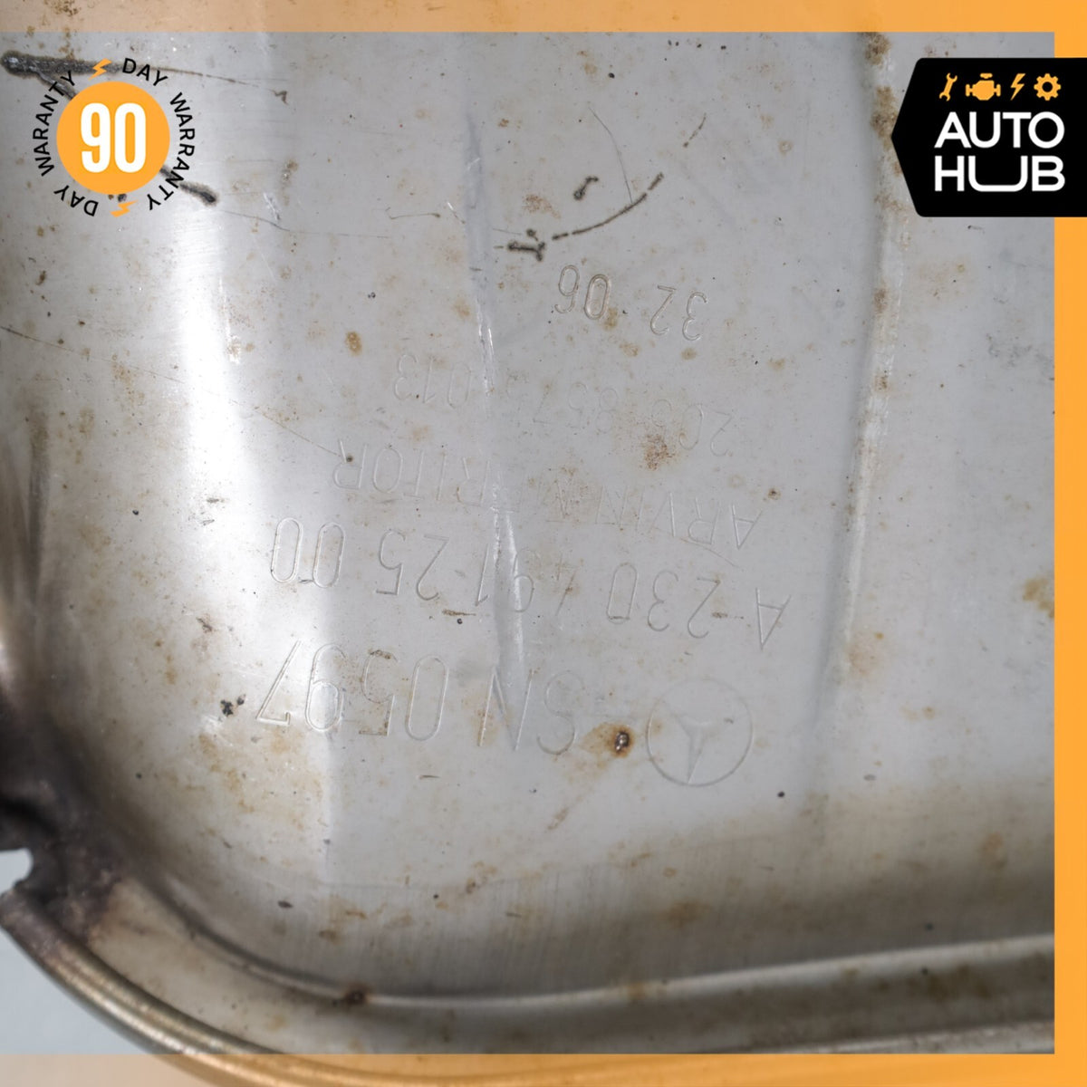 03-08 Mercedes R230 SL550 SL600 Exhaust Mufflers Muffler Tips Assembly OEM - photo 21