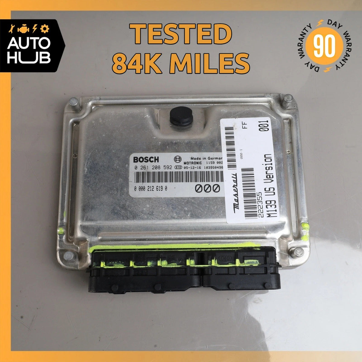 05-07 Maserati Quattroporte M139 F1 Ignition Control Module ECU OEM 84k - photo 1