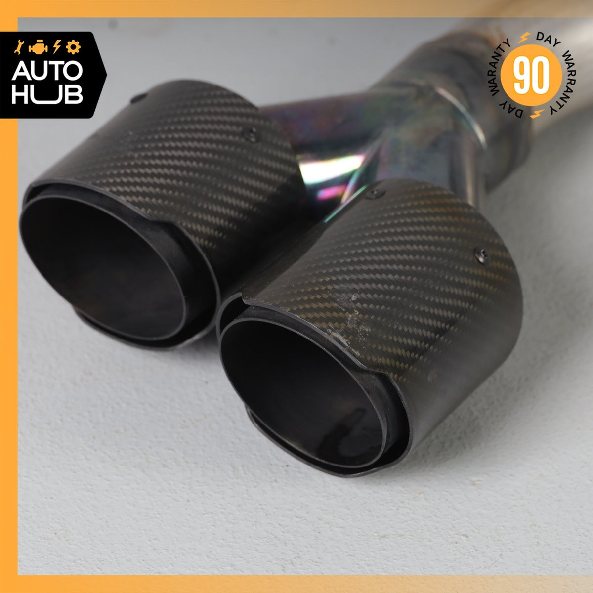BMW F32 428i 328i Exhaust Pipe Tips Carbon Fiber Aftermarket - photo 3