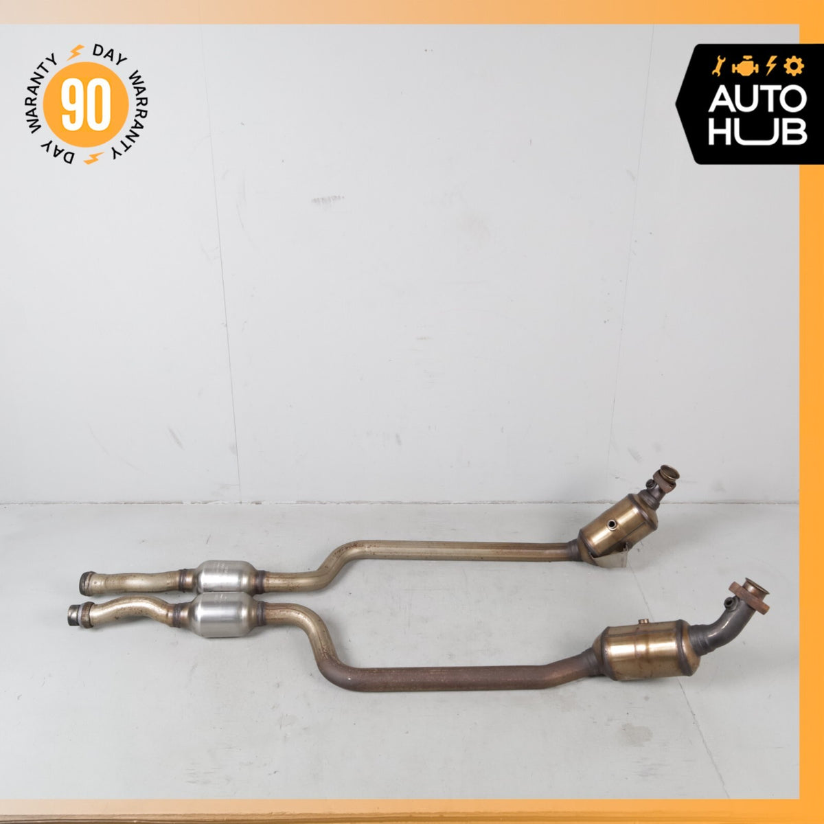 Mercedes W207 E350 C350 RWD Engine Exhaust Downpipe Left & Right Side Set OEM - photo 2