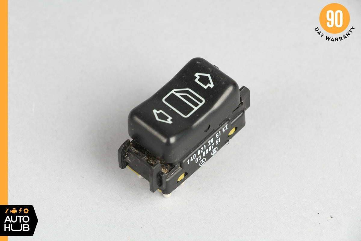 92-99 Mercedes W140 CL600 S420 S500 Rear Window Regulator Control Switch Button - photo 1