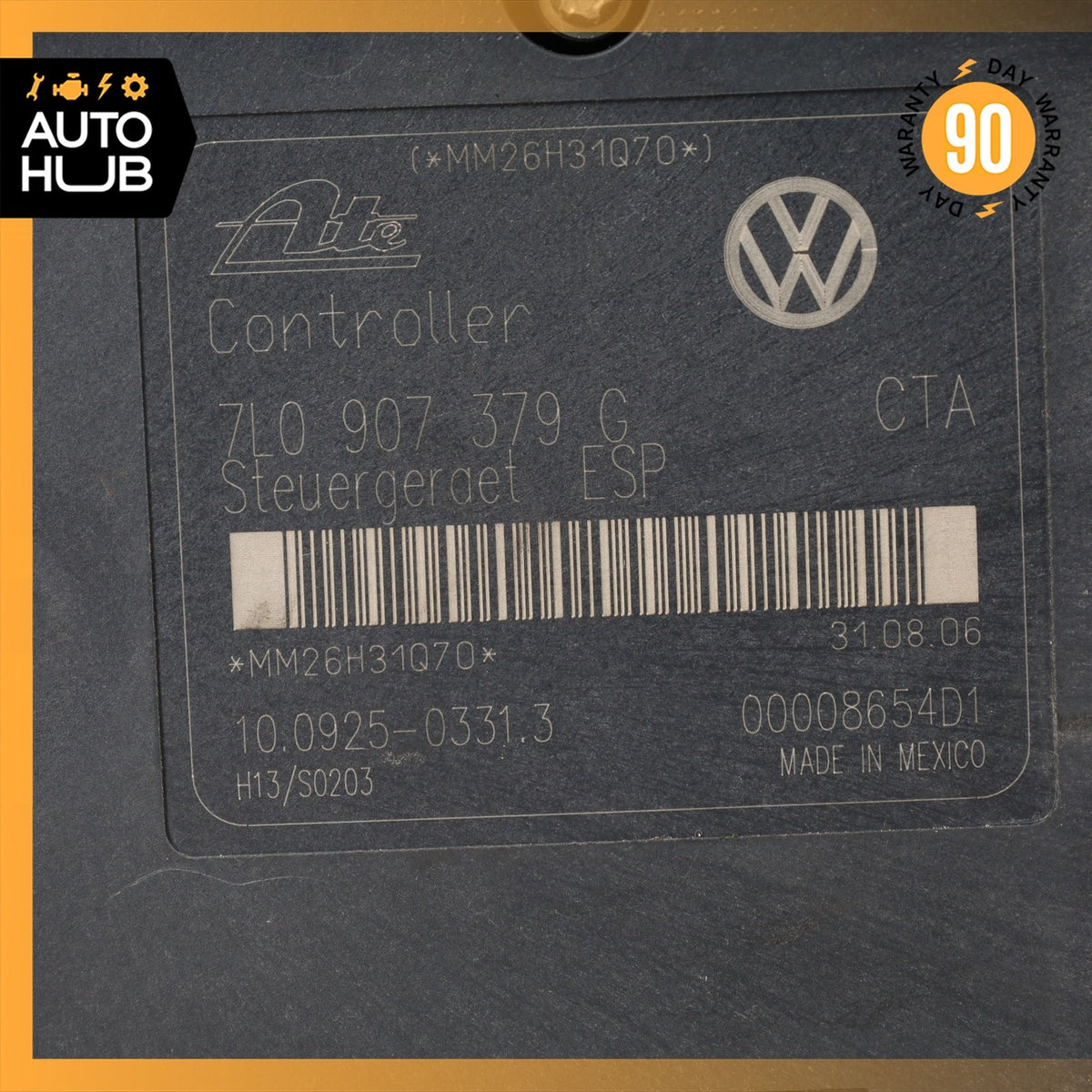 03-06 Porsche Cayenne 955 ABS Hydraulic Pump Control Module 7L0907379G OEM - photo 12