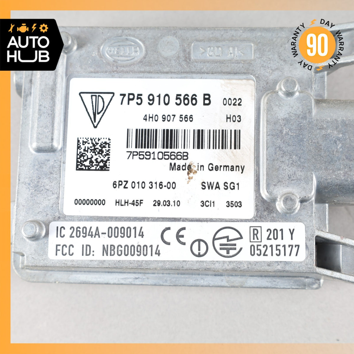 Porsche Cayenne 958 Rear Bumper Blind Spot Distance Sensor Module 7P5910566B OEM - photo 7
