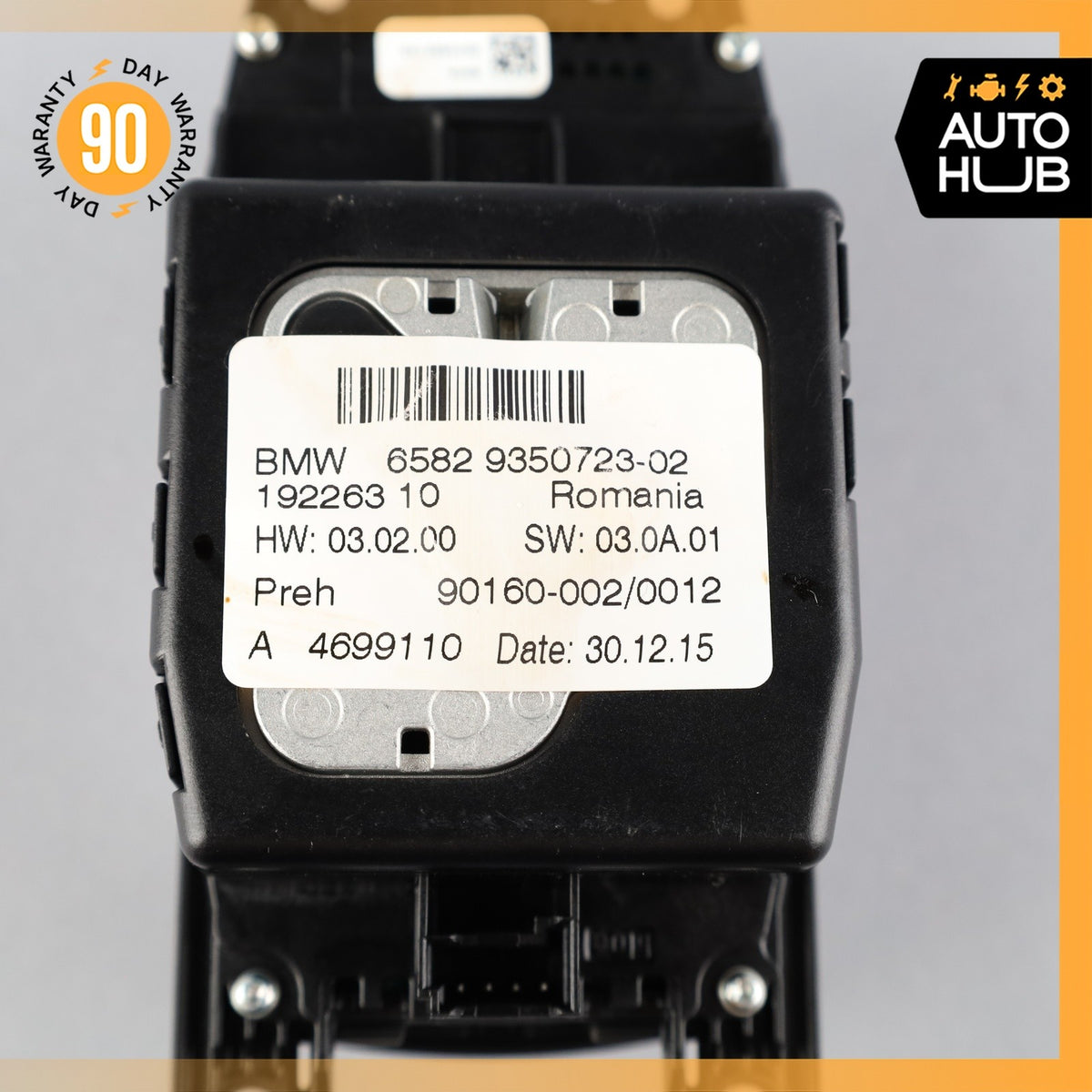 14-17 BMW F10 528i X5 Center Console iDrive Navigation Control Switch OEM - photo 8