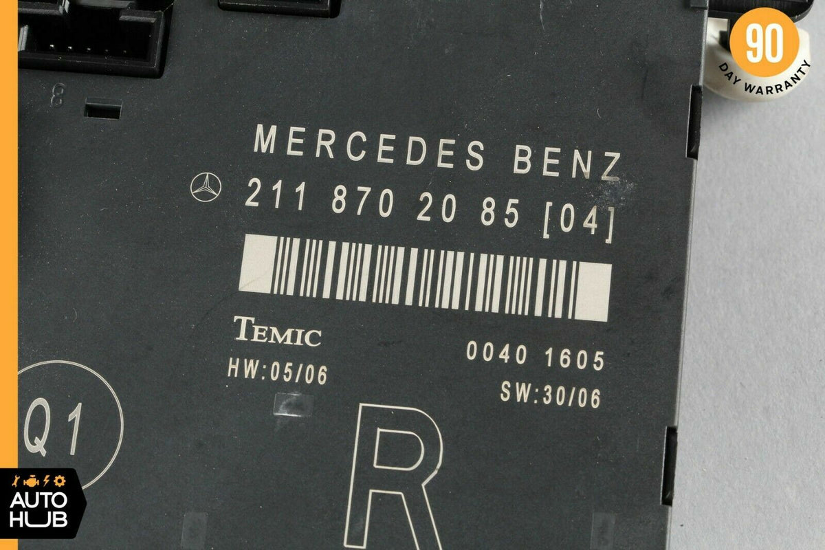 03-09 Mercedes W211 E350 E500 Front Right Passenger Door Control Module OEM - photo 5