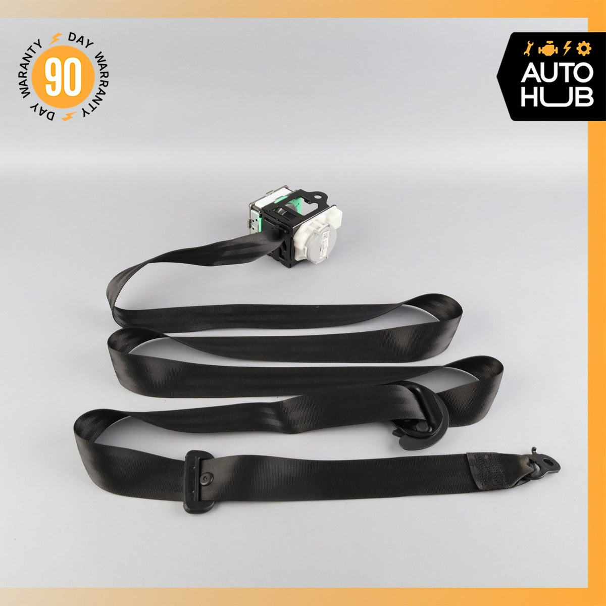 11-18 Porsche Cayenne 958 Rear Left Seatbelt Seat Belt Black 95880305110 OEM - photo 8