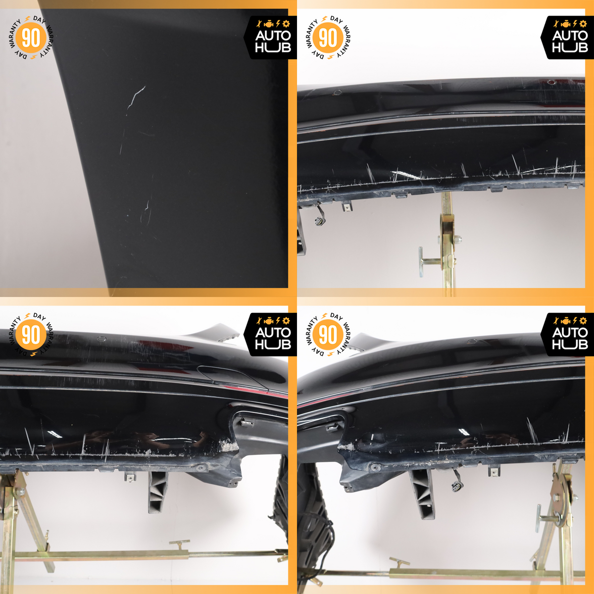 14-17 Mercedes W222 S600 S550 MAYBACH Base Rear Bumper Cover Assembly Black OEM - photo 20