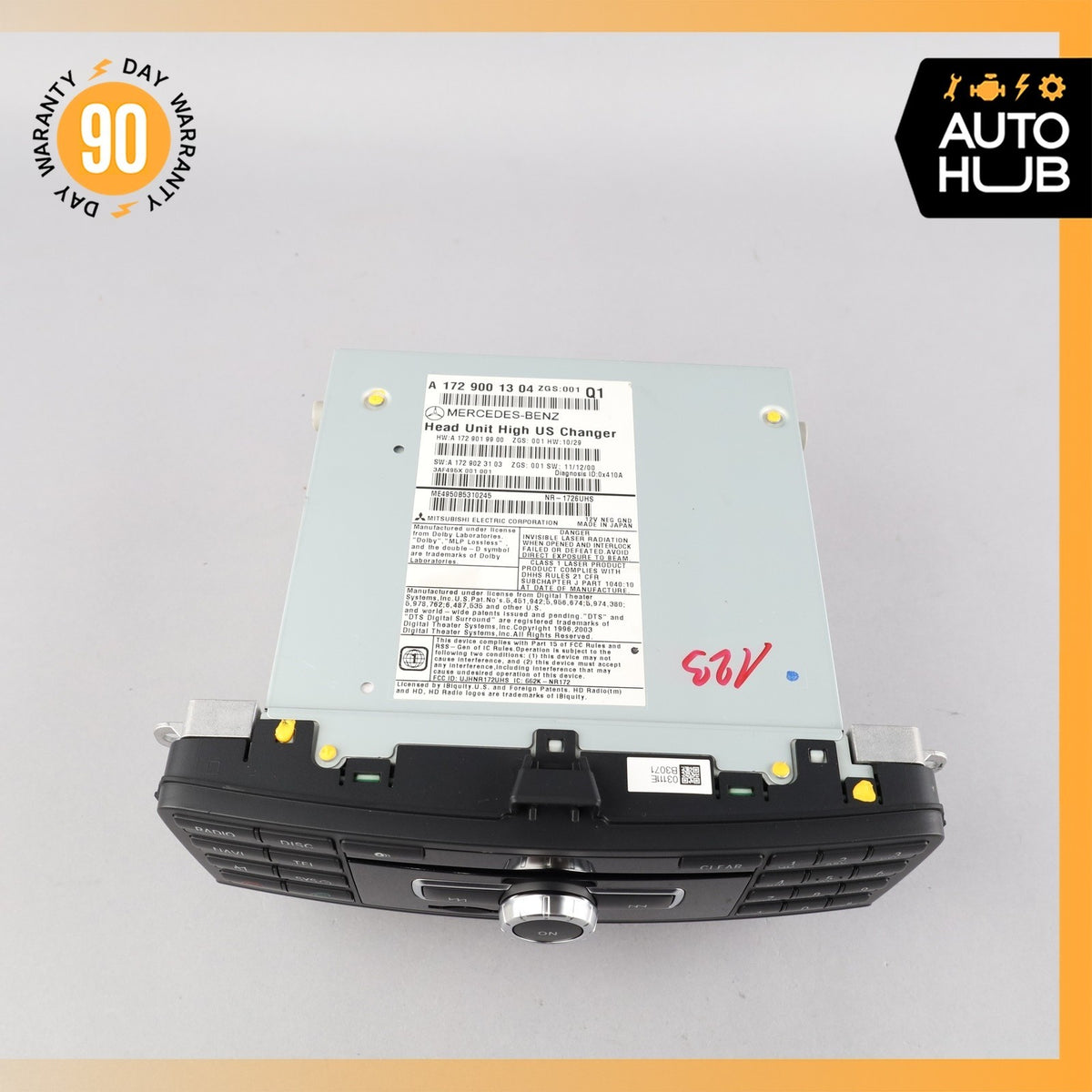 Mercedes R172 SLK350 SLK250 Navigation Command Head Unit DVD CD Audio OEM 86k - photo 7