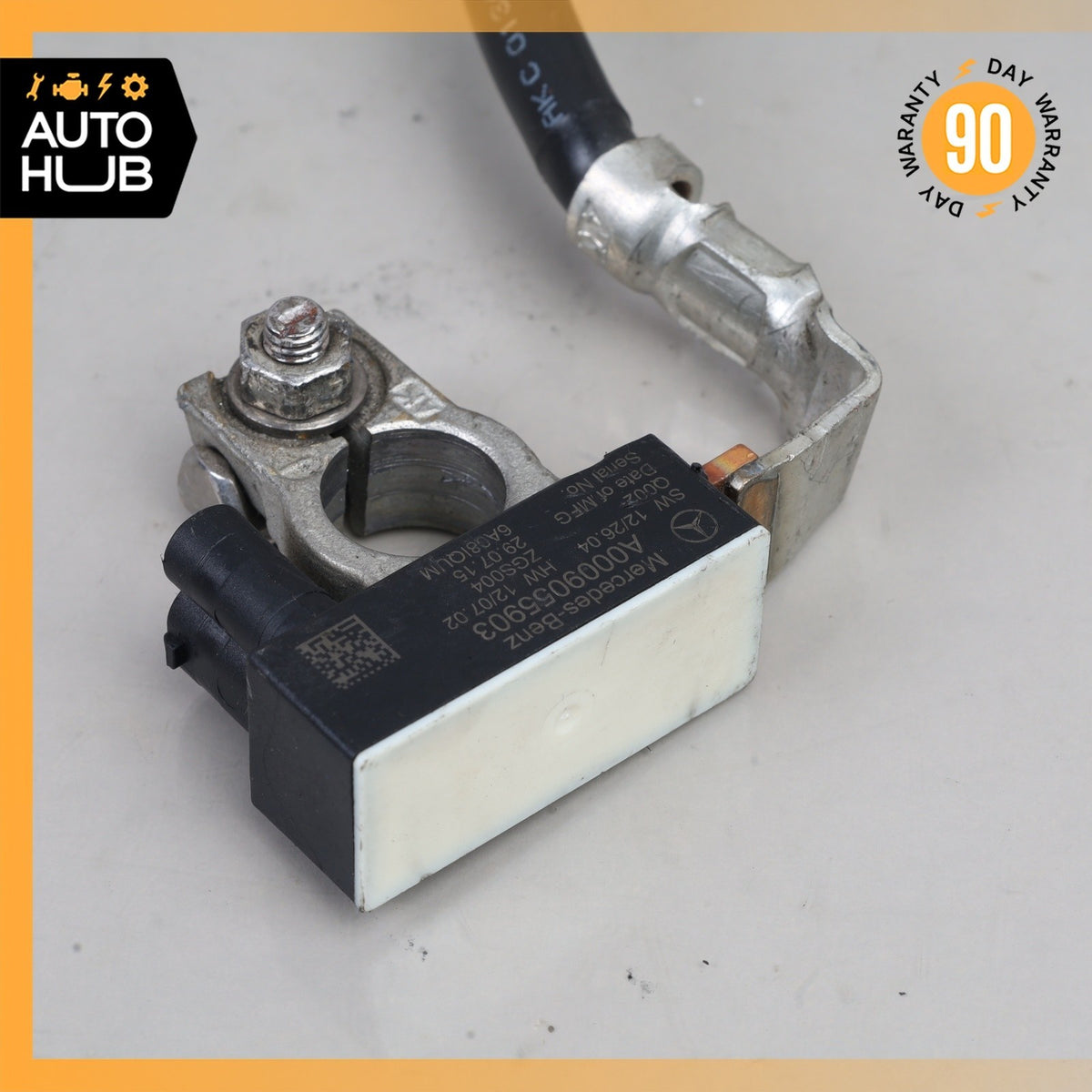 Mercedes W205 C63 AMG Negative Battery Terminal Cable Wire OEM - photo 7