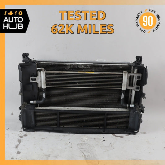 14-17 Mercedes W242 B250e Cooling Radiator A/C Condenser Aux Cooler OEM - photo 1