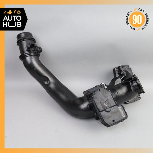 Mercedes W212 E250 Diesel Intercooler Intake Hose Pipe w/ Throttle Body OEM - photo 1