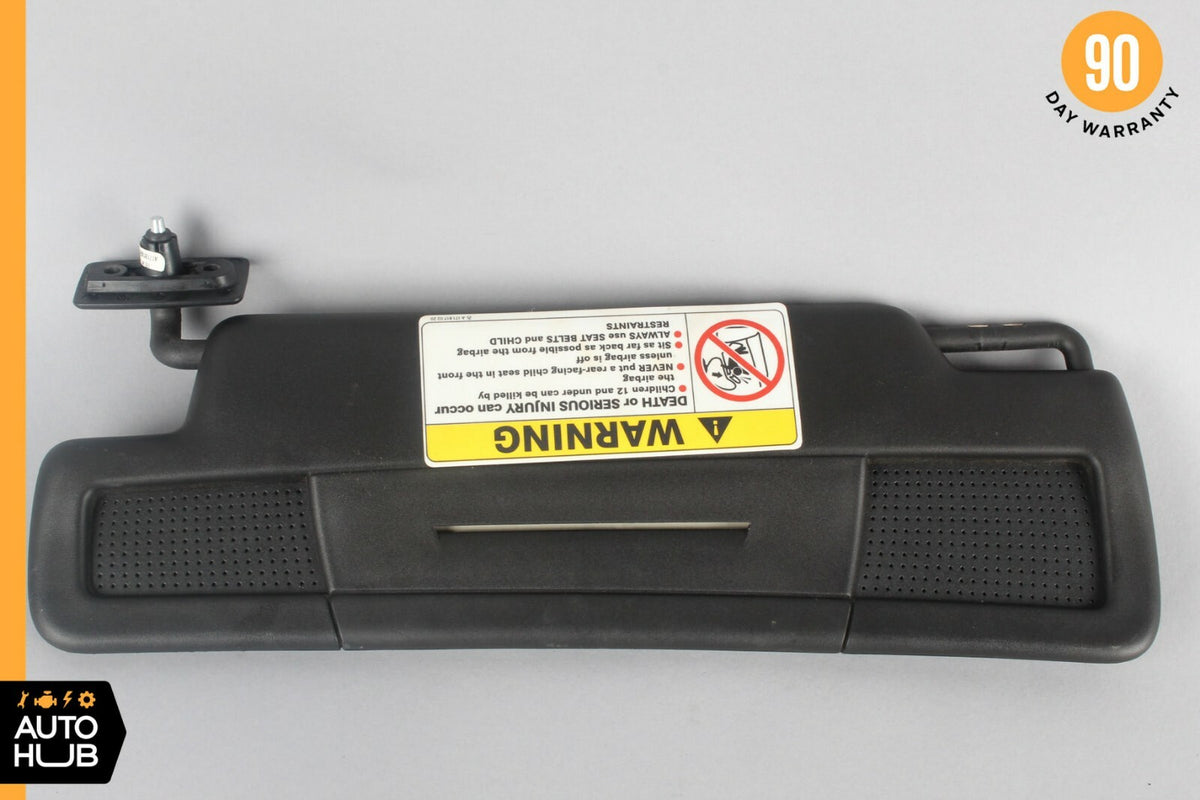 05-11 Mercedes R171 SLK280 SLK350 Right Passenger Sun Visor Sunvisor Shade Black - photo 1