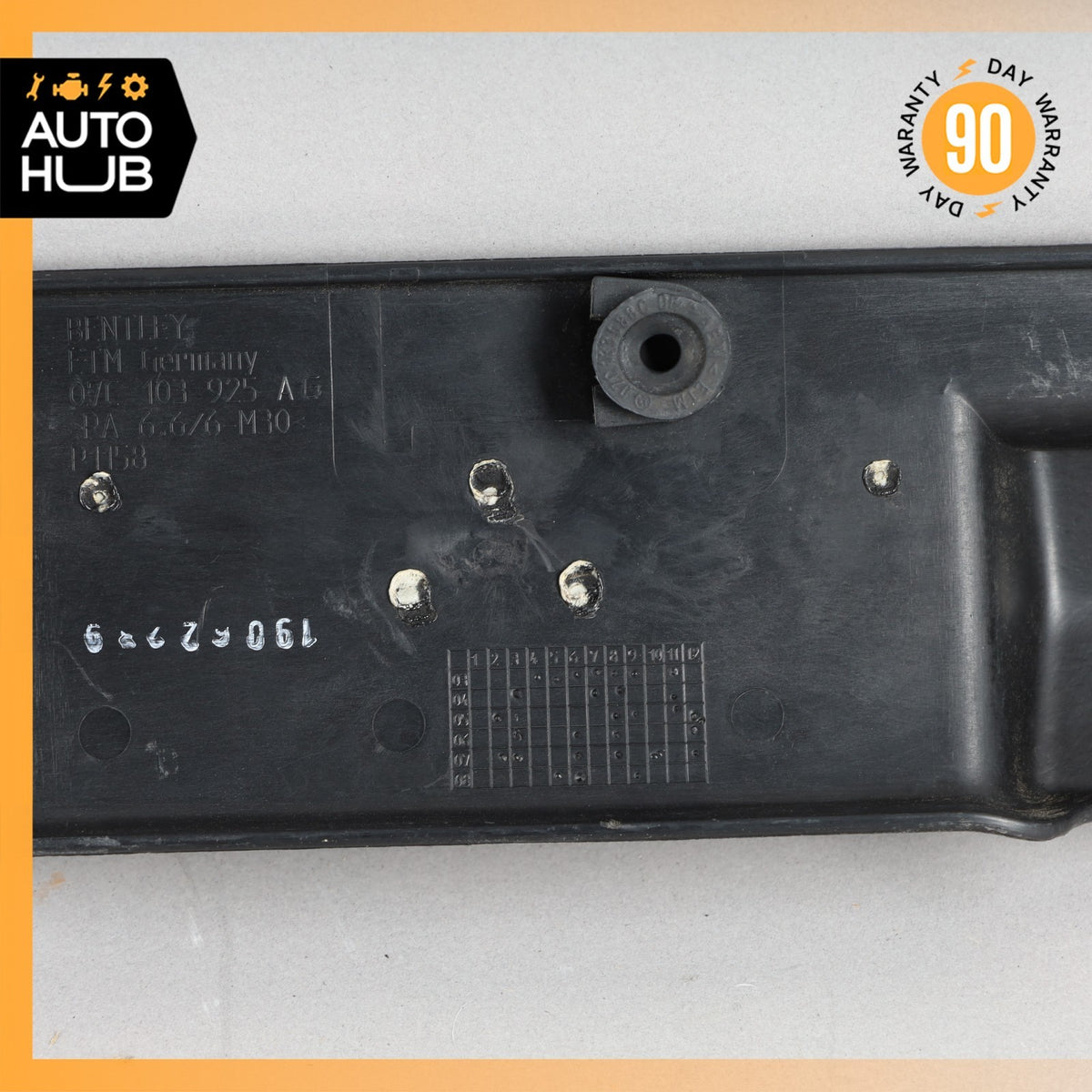 03-13 Bentley Continental GTC GT Engine Compartment Rear Cover Panel OEM - photo 8