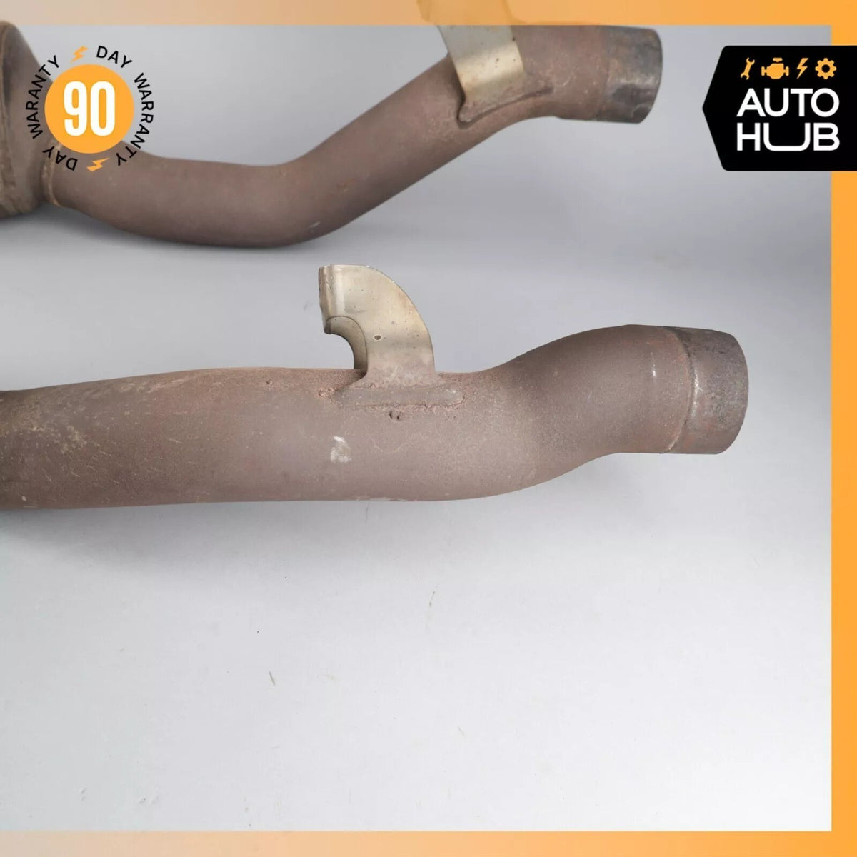 Porsche Cayenne 958 Hybrid S Rear Exhaust Downpipe Left & Right Side Set OEM - photo 12