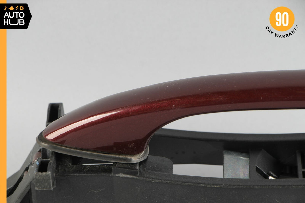 03-09 Mercedes W211 E350 E320 E500 Exterior Door Handle Rear Left Side Red OEM - photo 5