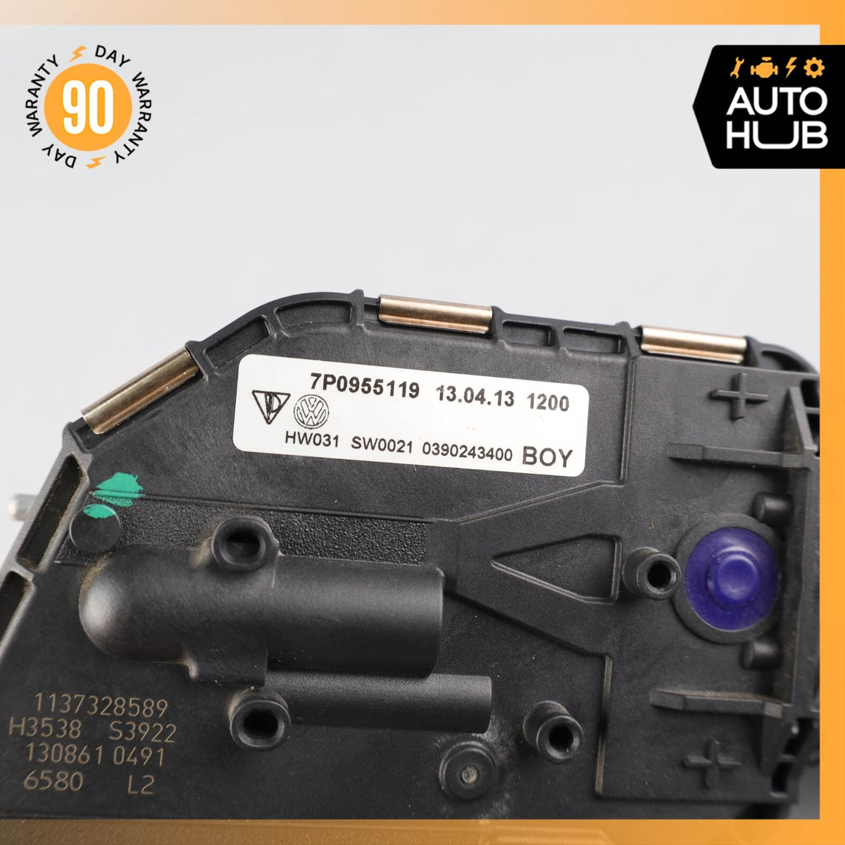 11-18 Porsche Cayenne 958 GTS Windshield Wiper Motor 7P0955119 OEM 82k - photo 9