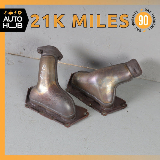 12-18 Mercedes W207 E350 CLS400 M276 Exhaust Manifold Left & Right Side Set OEM - photo 1