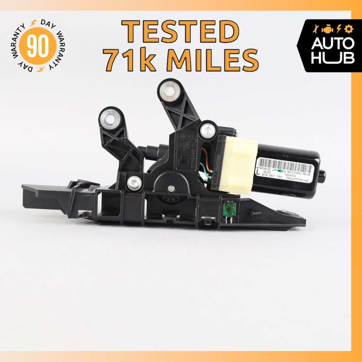 Bentley Continental GTC Front Left Side Seat Belt Feeder Motor OEM 71k - photo 1
