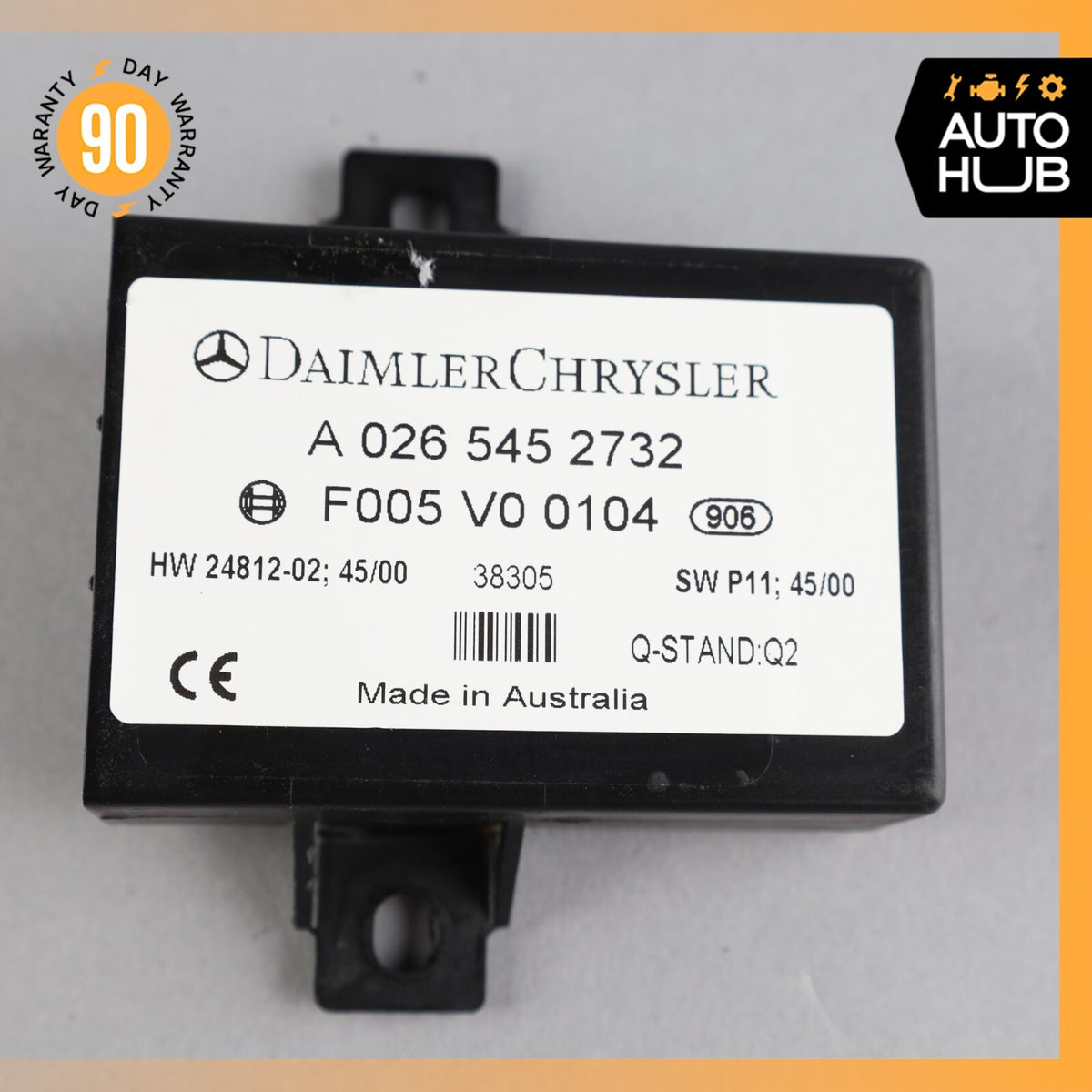 03-06 Mercedes R230 SL500 SL55 AMG Diagnosis System Module 0265452732 OEM - photo 8