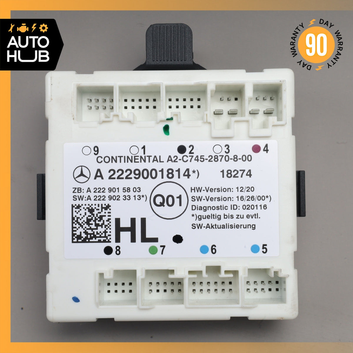 16-19 Mercedes X253 GLC300 C300 Rear Left Driver Side Door Control Module OEM - photo 7