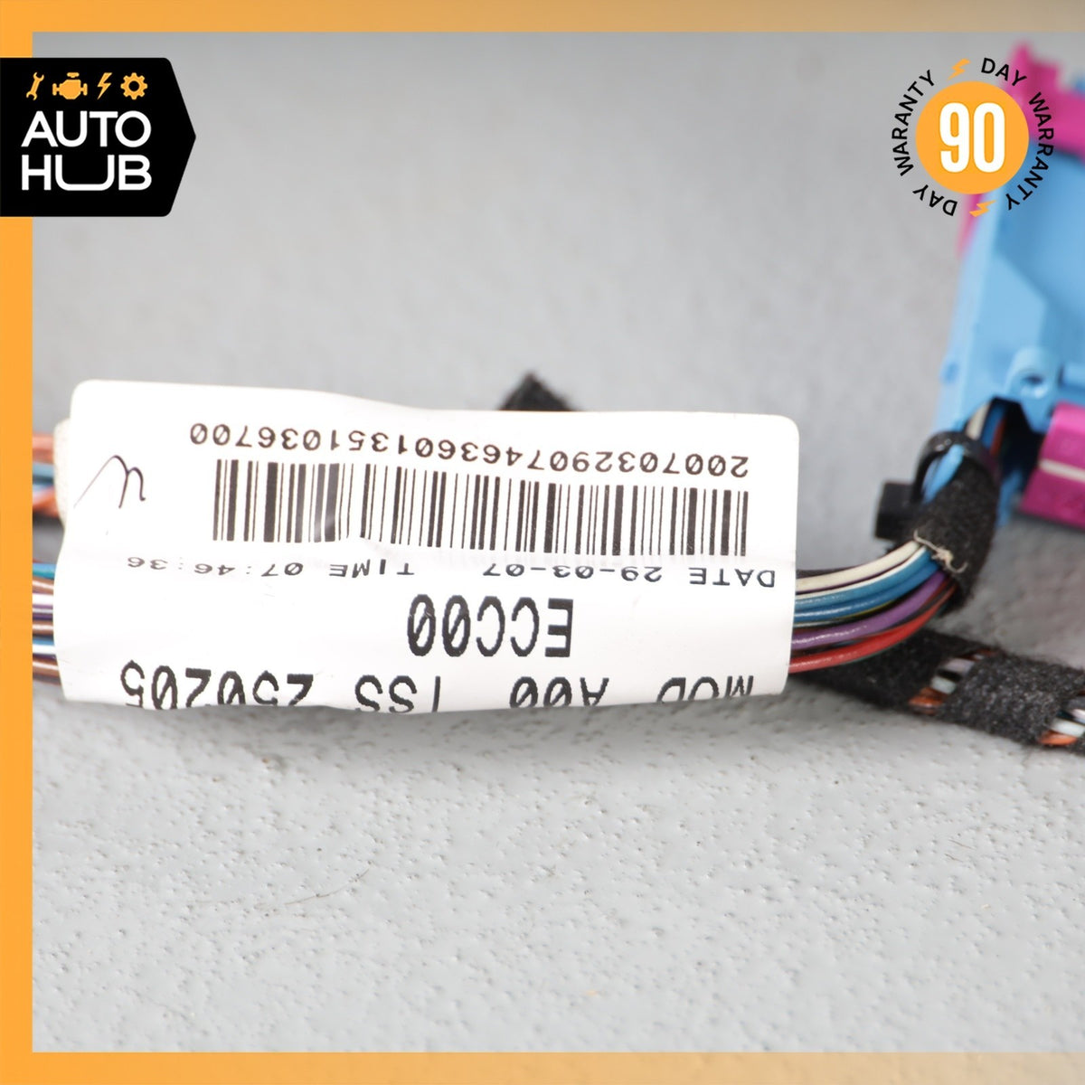 04-07 Bentley Continental GTC GT Dashboard Intrument Cluster Wiring Harness OEM - photo 11