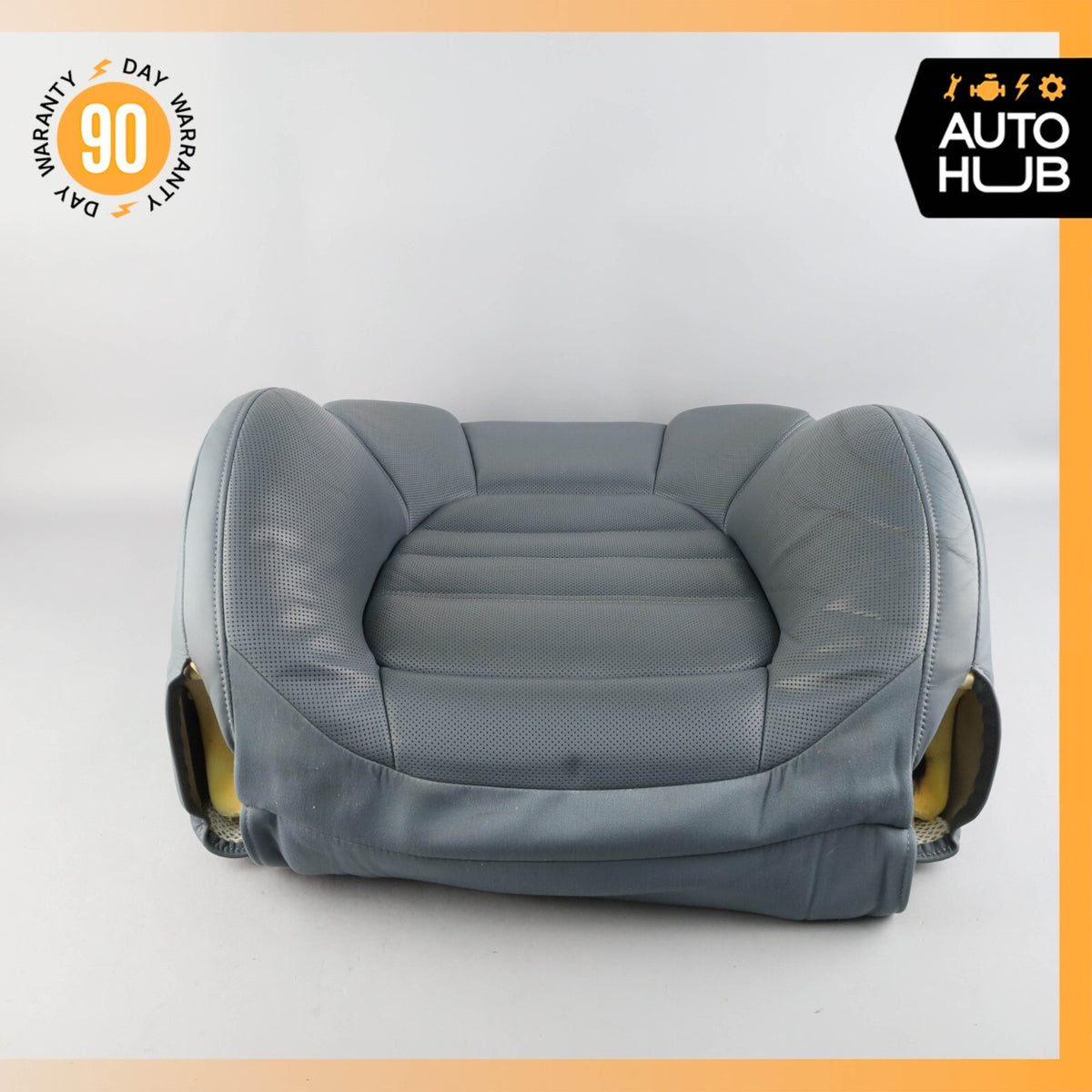 11-18 Porsche Cayenne 958 Front Left Seat Upper Cushion Leather Blue OEM - photo 14