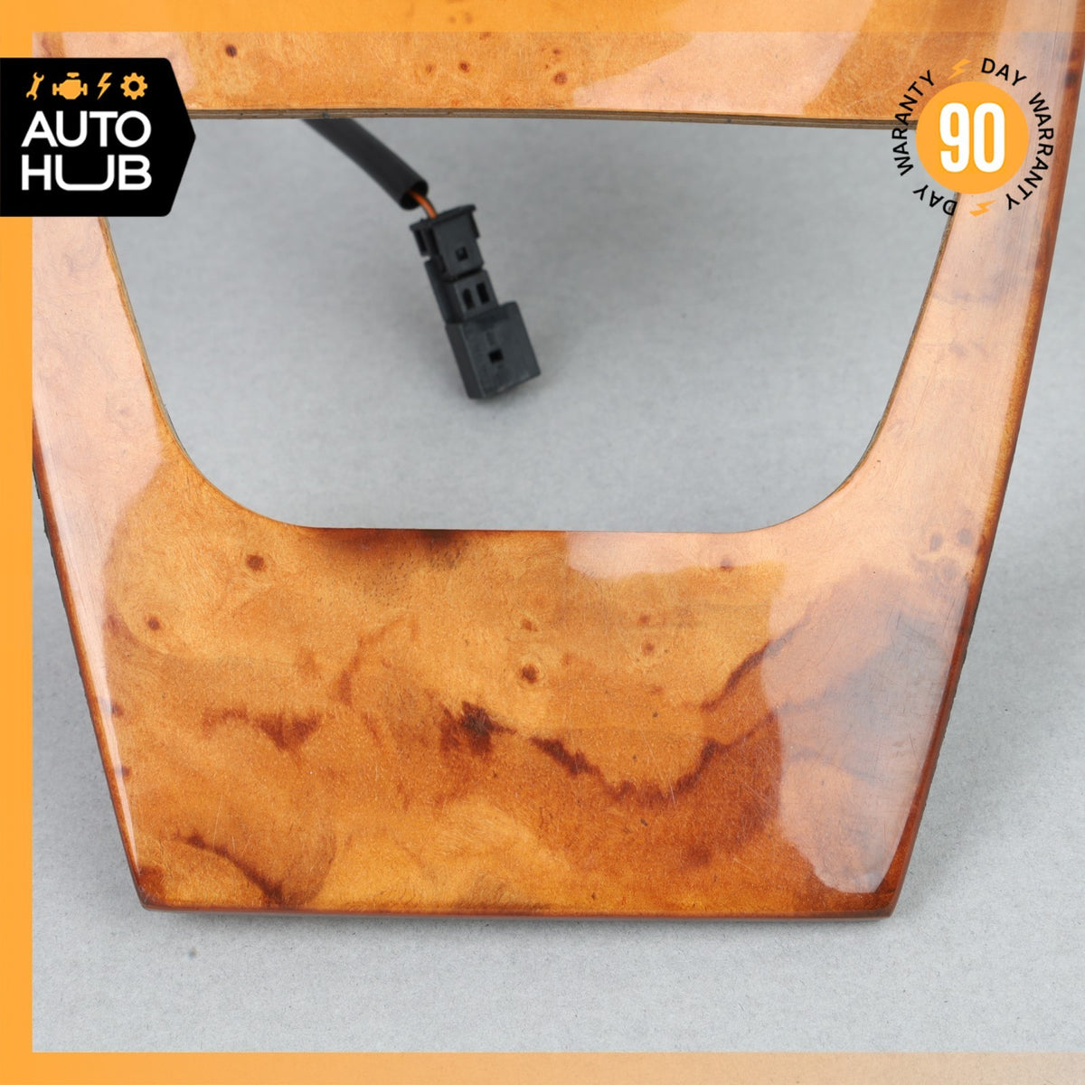 03-04 Mercedes R230 SL500 SL600 Center Console Trim Bezel Wood OEM - photo 2