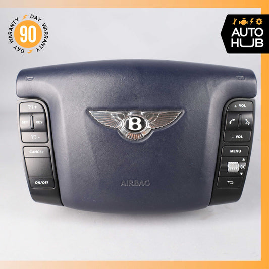 03-13 Bentley Continental Flying Spur GTC Driver Steering Wheel Airbag Blue OEM - photo 1