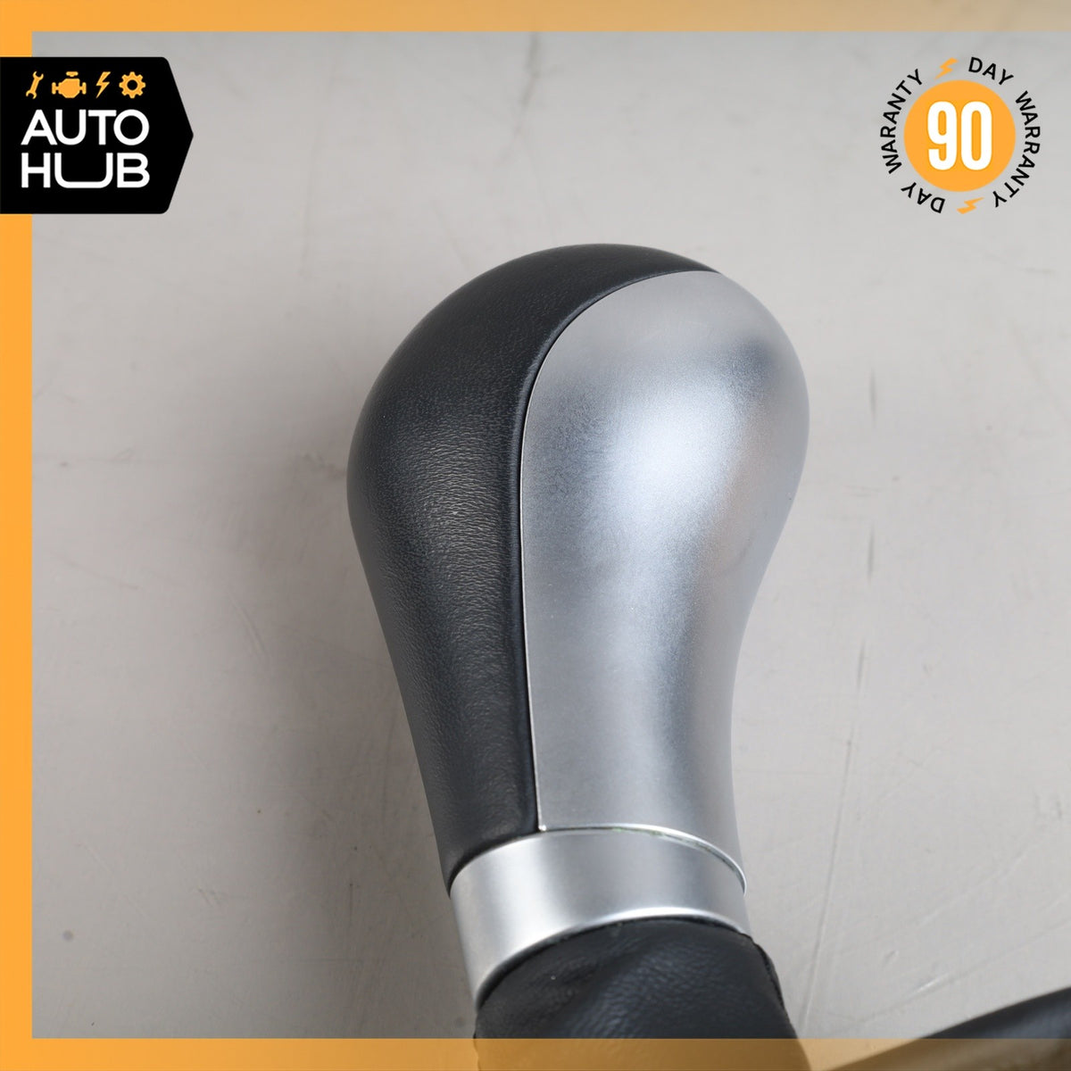 07-09 Mercedes W211 E350 E550 Gear Shift Shifter Knob Boot 2112675510 Black OEM - photo 4