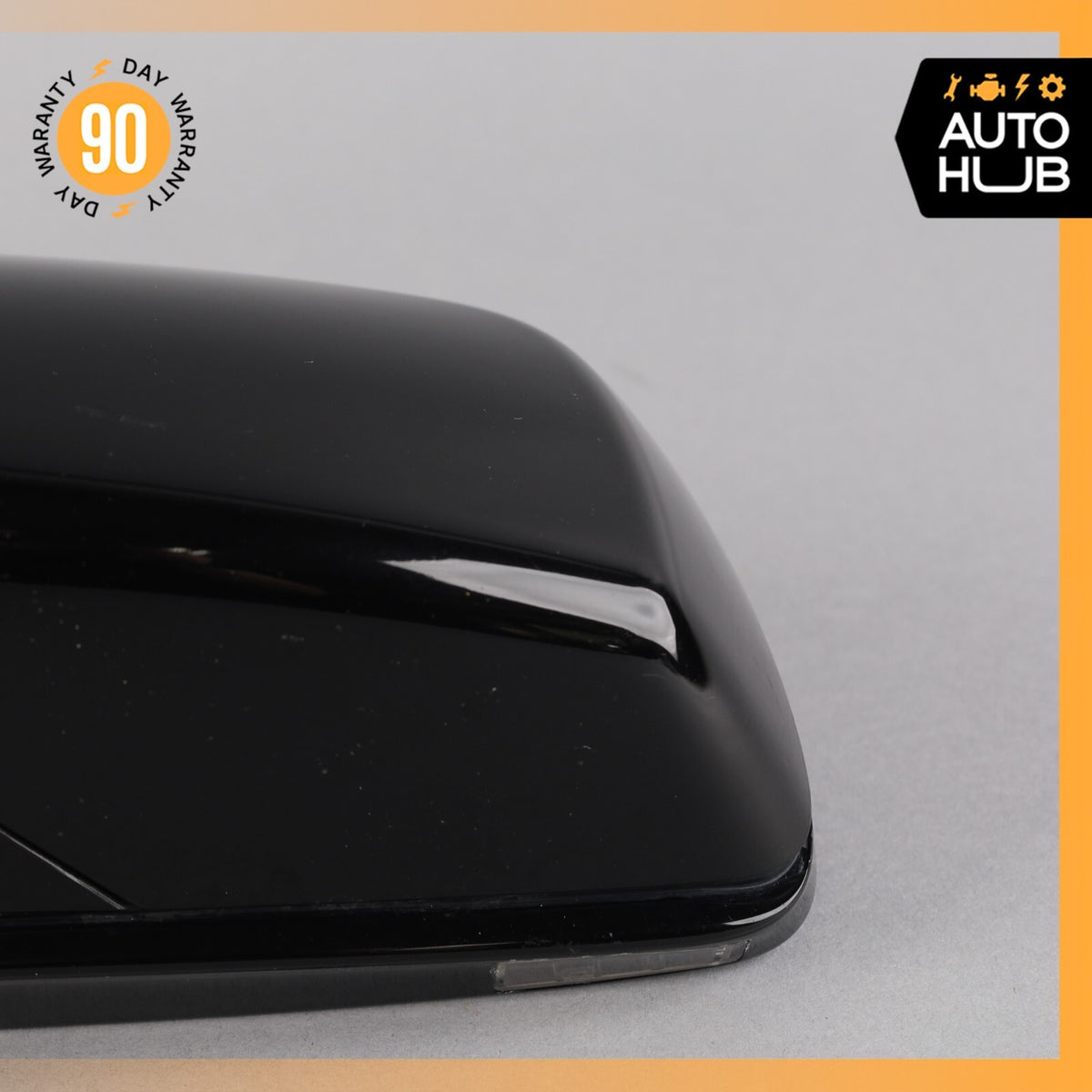 06-10 BMW E64 650i Left Driver Side Rear View Door Mirror Jet Black OEM 71k - photo 11
