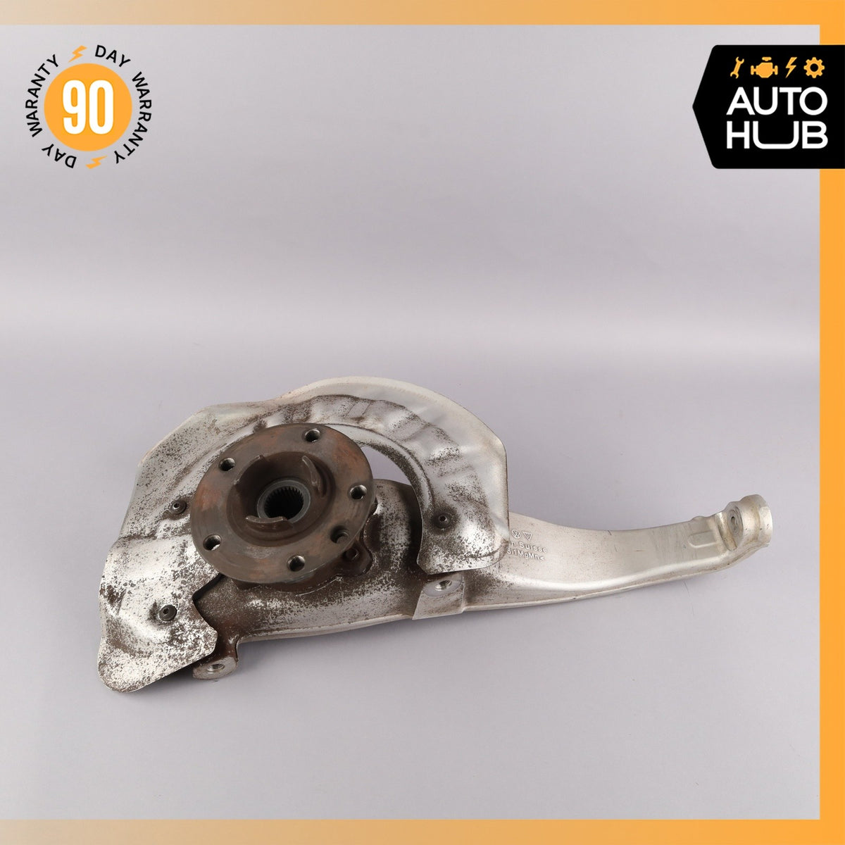 11-18 Porsche Cayenne 958 Front Right Knuckle Spindle 7P0615312B OEM - photo 2