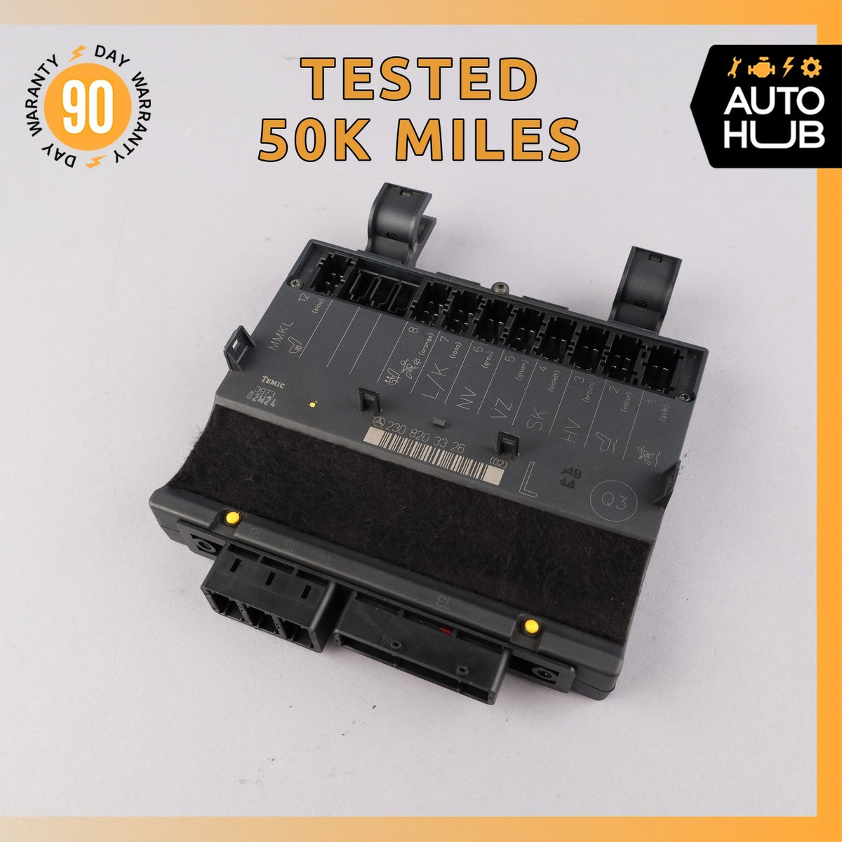 Mercedes R230 SL500 SL55 AMG Under Seat Control Module Left Driver Side OEM - photo 1