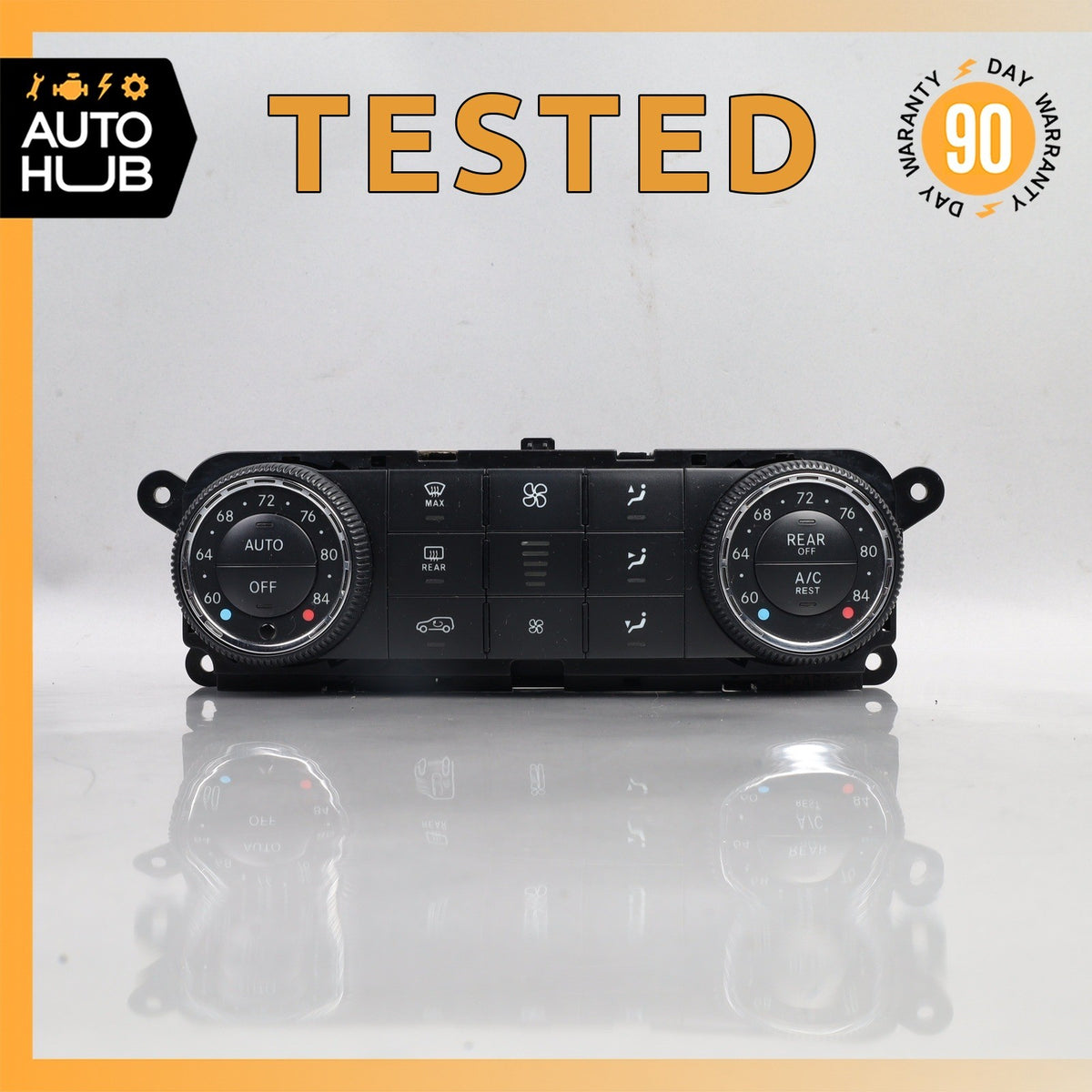 06-13 Mercedes X164 GL450 GL550 Front A/C Heater Climate Control Switch Unit OEM - photo 1