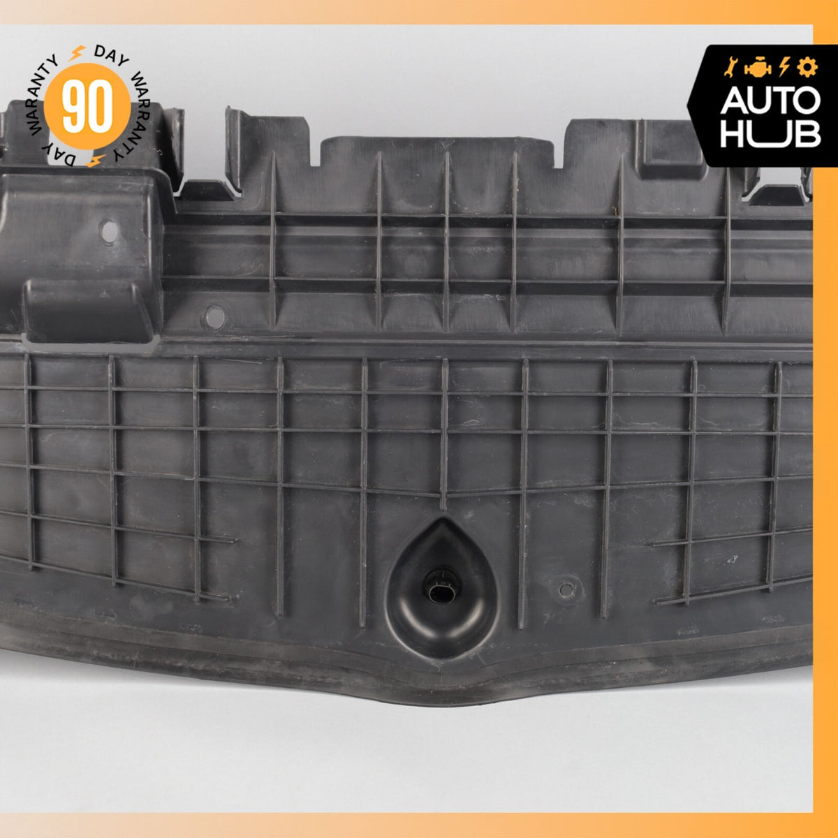 2014 Mercedes W207 E350 Engine Radiator Lower Baffle Air Duct 2075052730 OEM 16k - photo 8