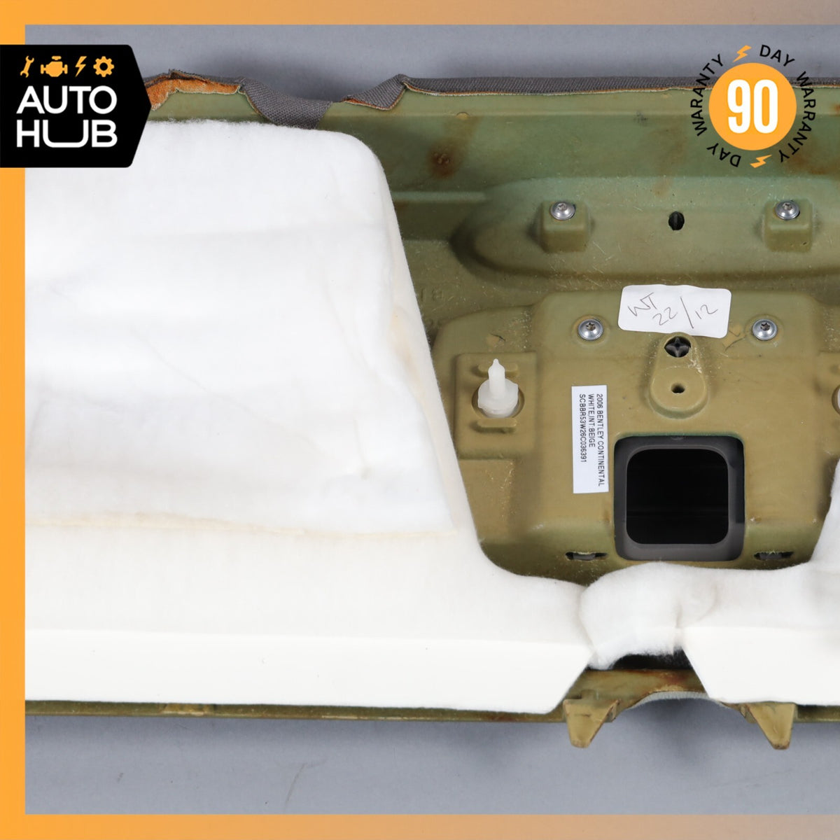Bentley Continental Flying Spur Trunk Deck Shelf Package Trim Cover OEM 80k - photo 12