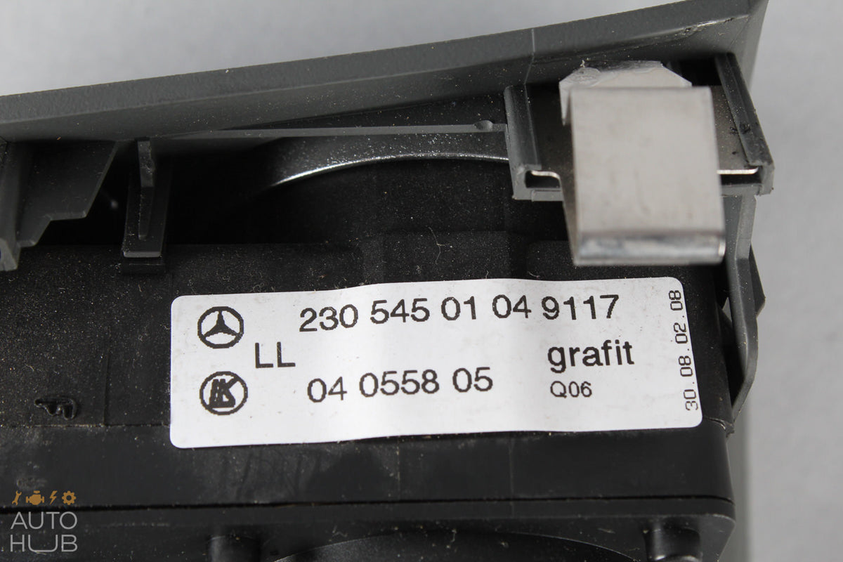 03-11 Mercedes R230 SL500 SL600 Headlight Control Switch Gray 2305450104 OEM - photo 7