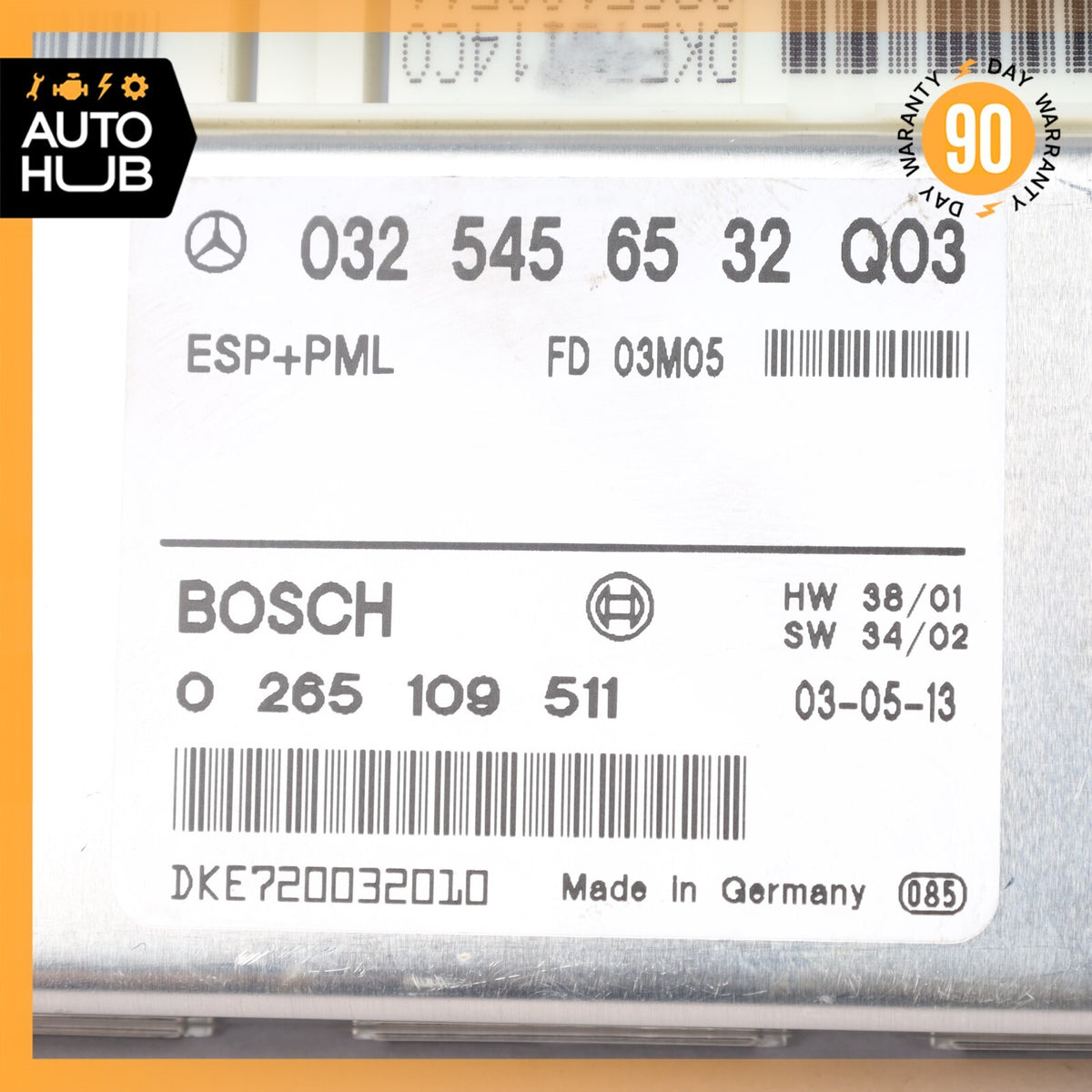 03-06 Mercedes R230 SL500 E500 SL55 ABS Anti Brake Module ESP Control OEM 35k - photo 9
