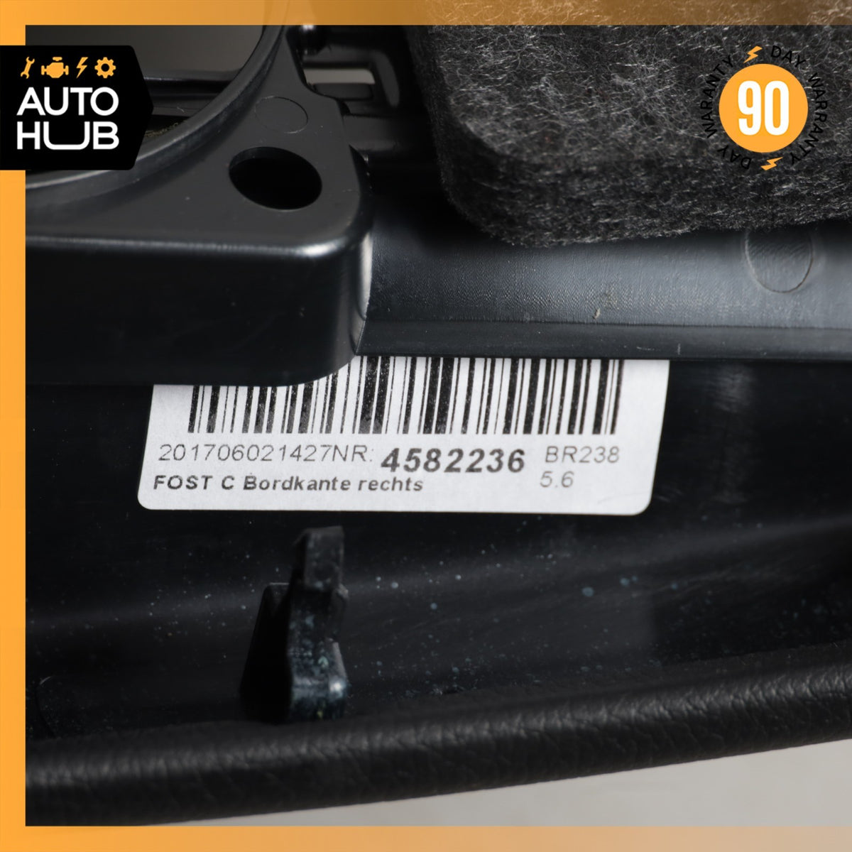 18-23 Mercedes W238 E400 E450 Coupe Door Panel Rear Right Side Black OEM - photo 17
