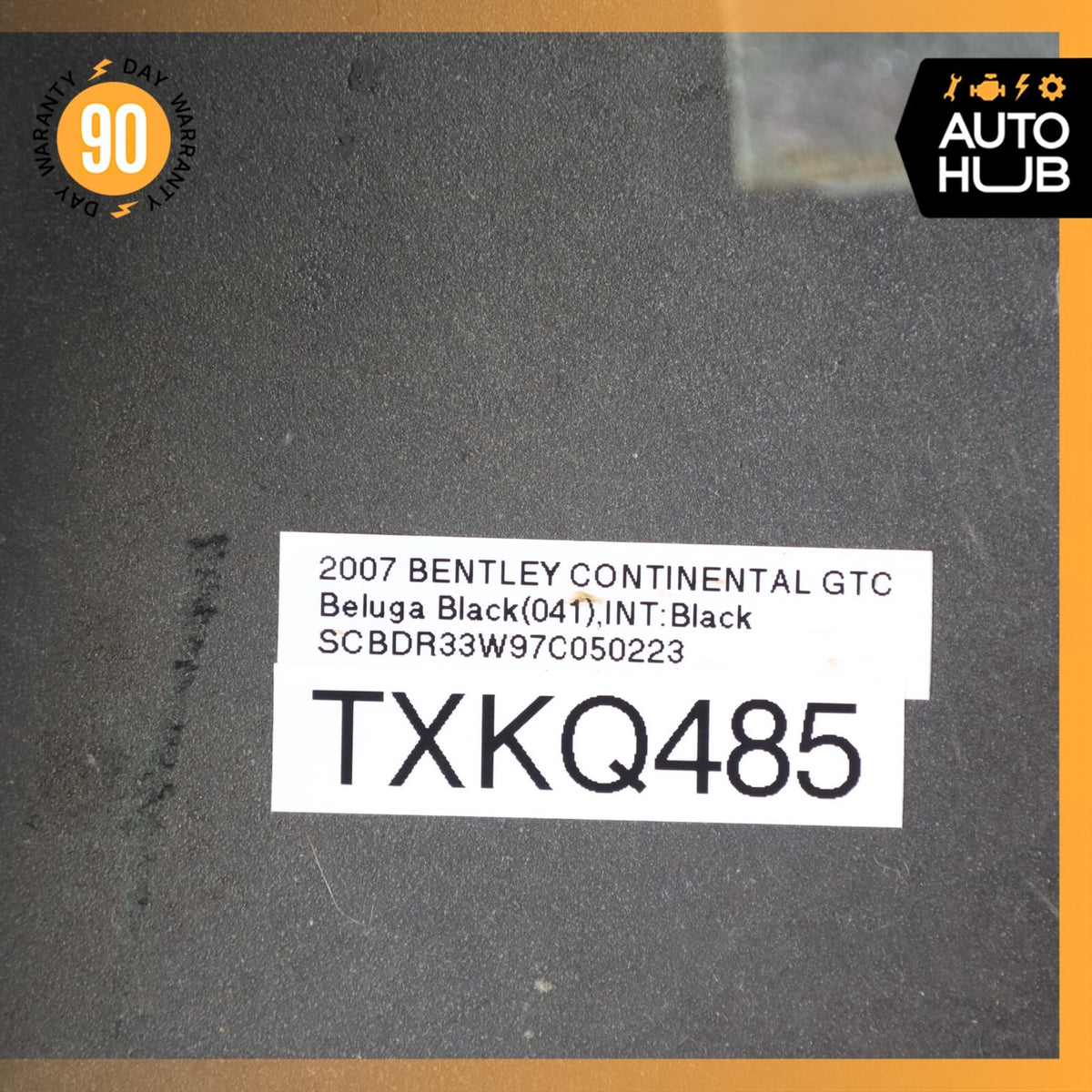 07-11 Bentley Continental GTC GT Seat Back Cover Panel Front Right Side OEM 62k - photo 21
