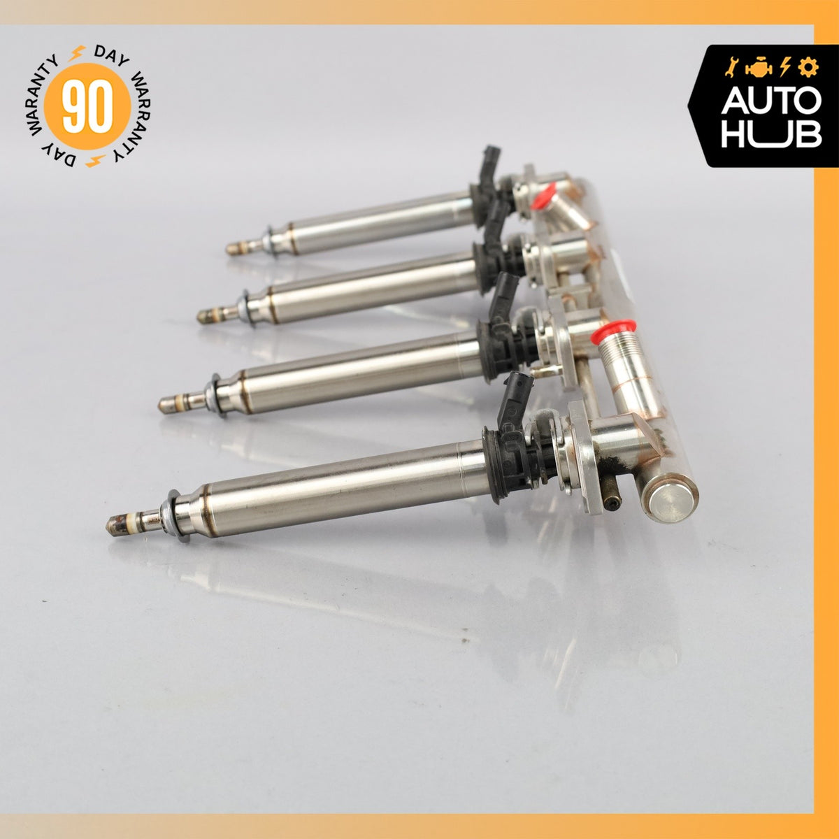 Mercedes W222 S550 CL550 Fuel Injection Rail Line w/ Injectors Left Side OEM - photo 8