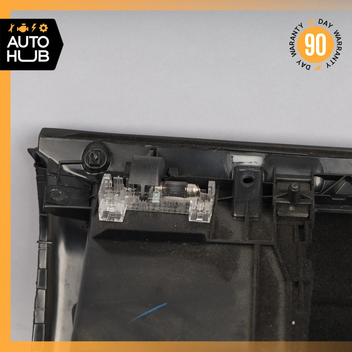 06-13 Mercedes W251 R350 R500 Dashboard Glove Box Storage Compartment Black OEM - photo 10
