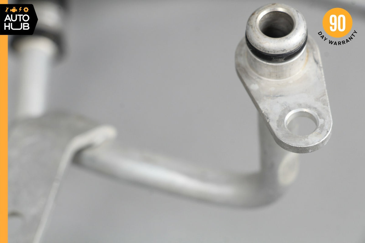Mercedes W212 E400 C43 AMG Left Side Turbocharger Coolant Feed Hose Pipe OEM - photo 3