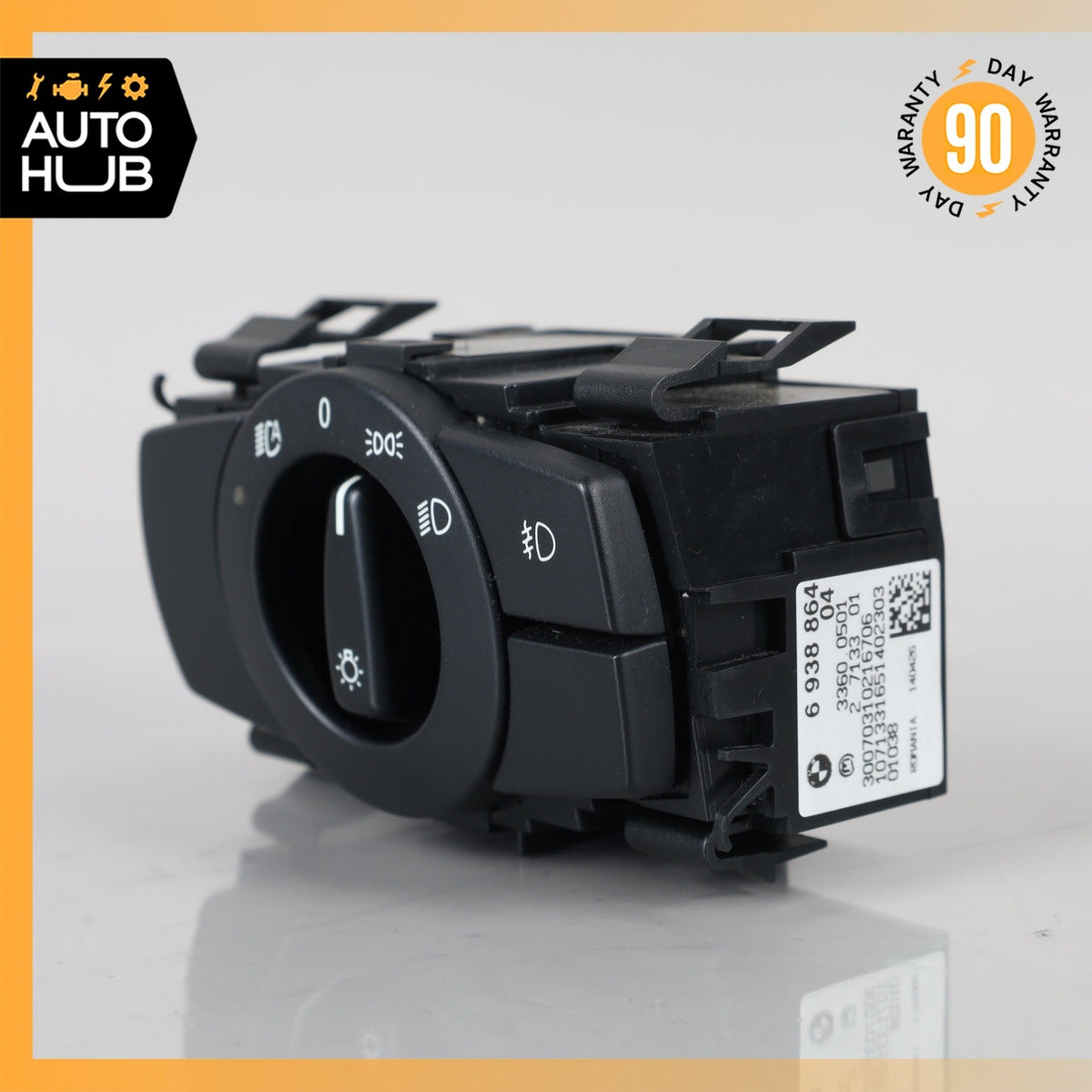 BMW E90 328i 330i Dashboard Headlight Lamp Control Switch OEM 67k - photo 4