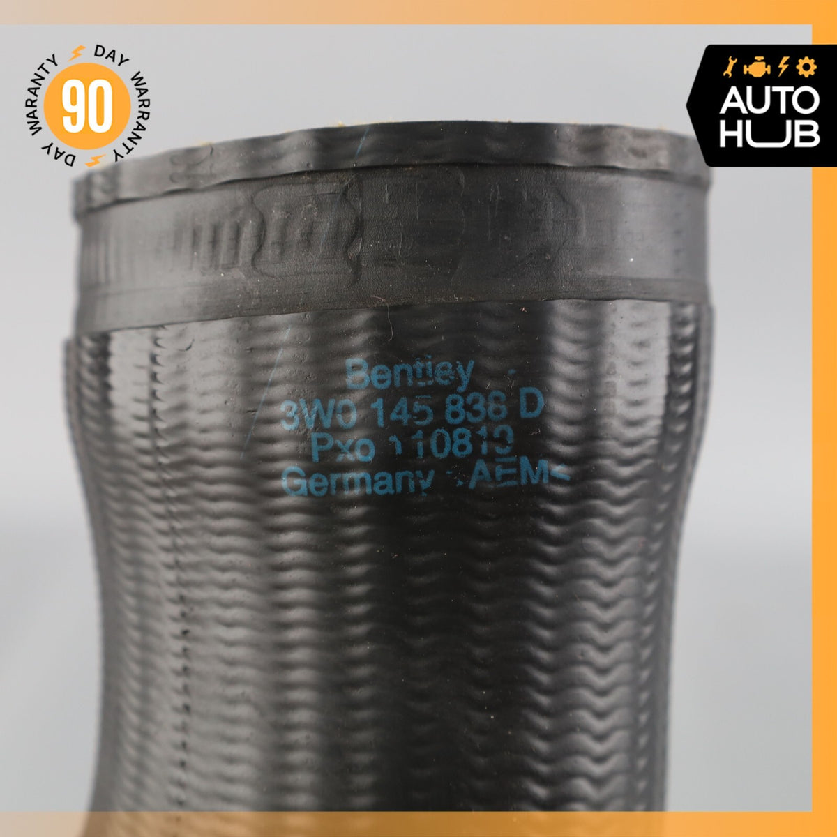 Bentley Continental Flying Spur 6.0L Right Side Intercooler Hose Pipe OEM 53k - photo 7