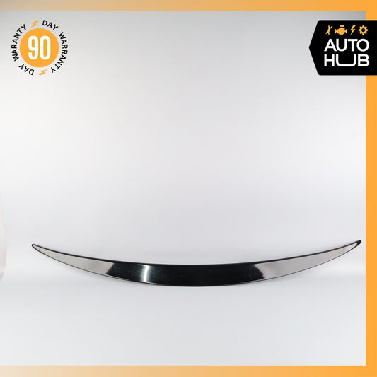 17-20 Mercedes W213 E300 E450 Rear Trunk Lid Spoiler Lip Wing Black OEM - photo 1