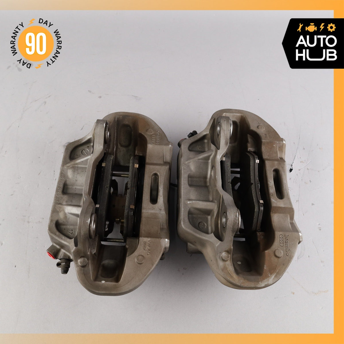 18-23 Audi FY Q5 Front Left & Right Brake Caliper Set OEM - photo 13