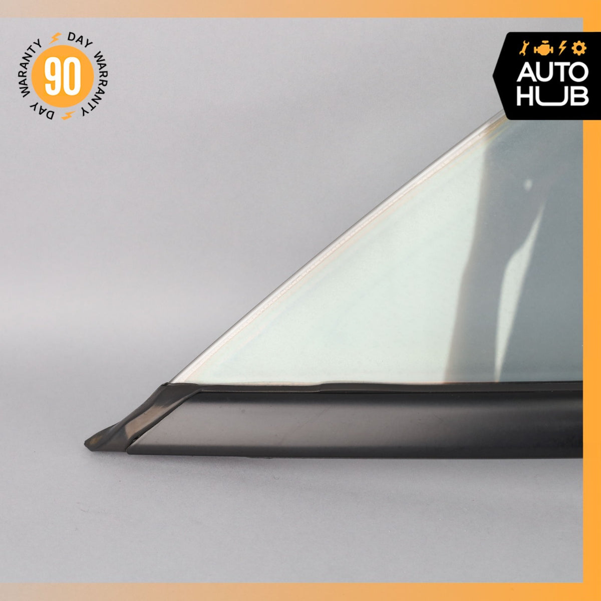 03-17 Bentley Continental GT Front Right Side Door Vent Window Glass OEM - photo 3